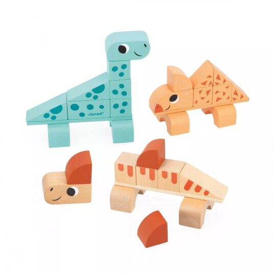 Janod Cubikosaurus Dinosaurer til Å Bygge Janod Cubikosaurus Dinosaurer til Å Bygge