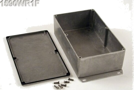 Hammond Electronics 1590Wr1f Universal Kapsling 192 X 111 X 61 Aluminium Natur 1 Stk