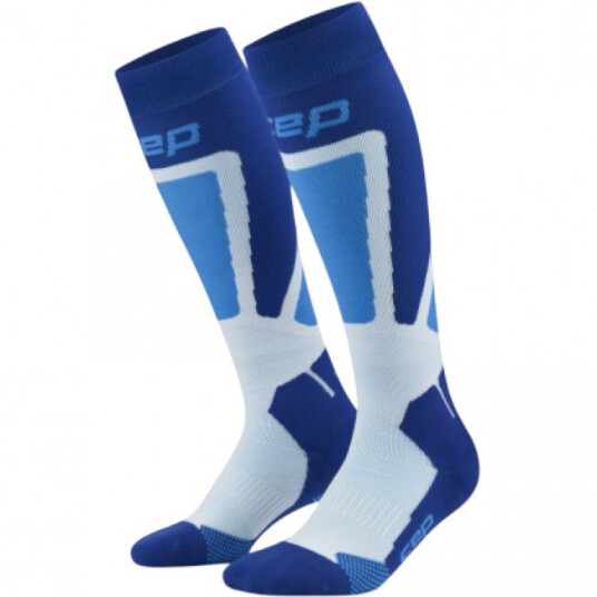 CEP Ski Thermo Socks Tall 4.0 Skistrømper Herre Blue/Aqua III