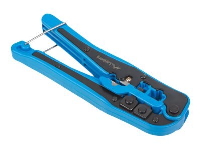 Lanberg NT-0202 Krampeverktøy for RJ11/RJ12/RJ45 - Dobbel Arm, Svart & Blå Lanberg NT-0202 Krampeverktøy for RJ11/RJ12/RJ45 - Dobbel Arm, Svart & Blå