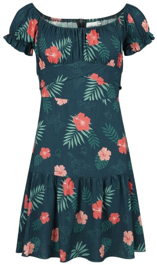 Lilo & Stitch Disney Middellang kjole Stitch S til XXL Damer flerfarget Lilo & Stitch Disney Middellang kjole Stitch S til XXL Damer flerfarget