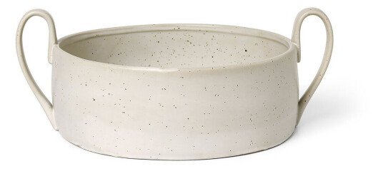 ferm LIVING Flow Centrepiece skål Off-white speckle