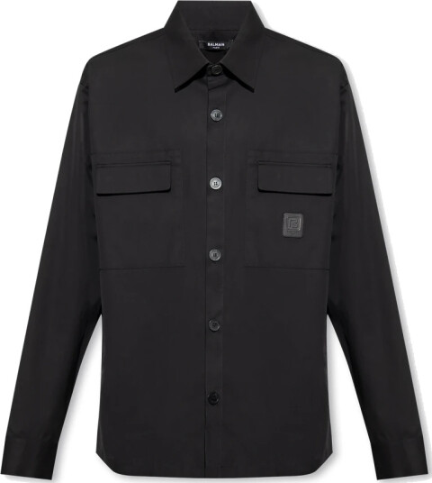 Balmain Herre Skjorter Svart M, Balmain Herre Skjorter Svart M,