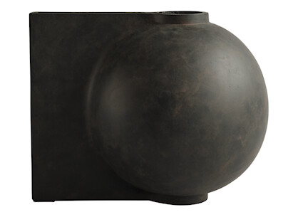 Offset Vase Big Coffee Offset Vase Big Coffee