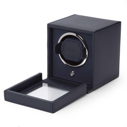 Wolf Cub Watch Winder 1 klokke Blå Kunstskinn 461117 - Unisex - Synthetic leather Wolf Cub Watch Winder 1 klokke Blå Kunstskinn 461117 - Unisex - Synthetic leather