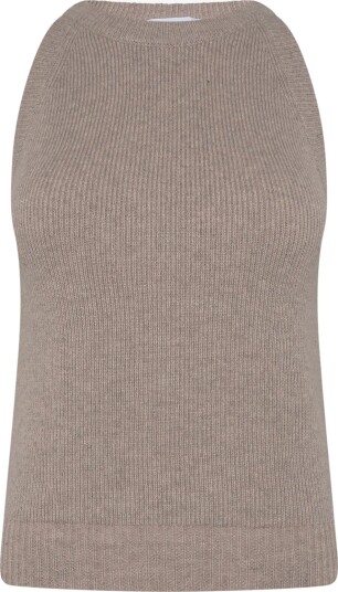 Davida Cashmere | Sleeveless Rib Tank | L