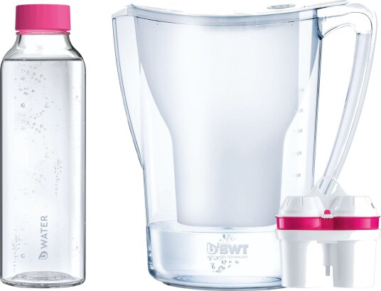 BWT AQUAlizer Vannkanne med flaske - 2,7L - Hvit
