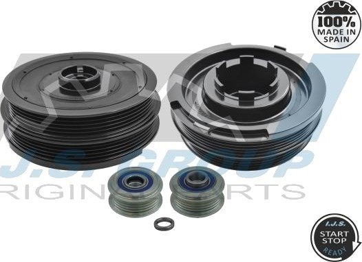 Remskivesett, veivaksel IJS GROUP 17-1070KIT