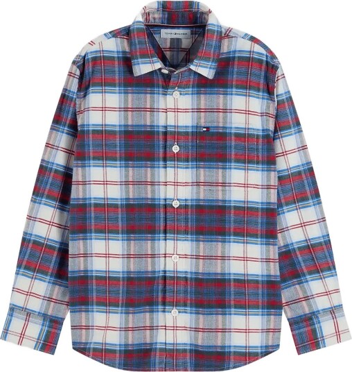 Tommy Hilfiger Check Shirt Blue 128