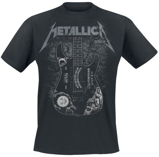 Metallica T-skjorte Hammett Ouija Guitar S til 3XL Herrer svart Metallica T-skjorte Hammett Ouija Guitar S til 3XL Herrer svart