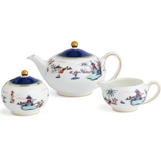 Wedgwood Wonderlust tesett 3 deler blue pagoda