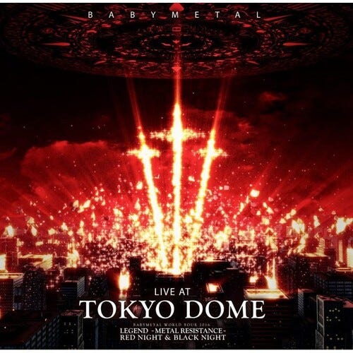Babymetal  Live At Tokyo Dome (Babymetal World Tour 2016 Legend  Metal Resistance  Red Night & Black Night)  LP/Vinyl