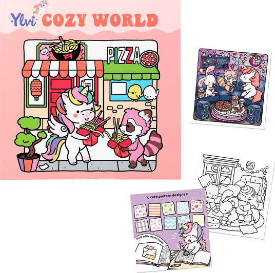 Ylvi & the Minimoomis Cozy World Fargeleggingsbok Ylvi & the Minimoomis Cozy World Fargeleggingsbok