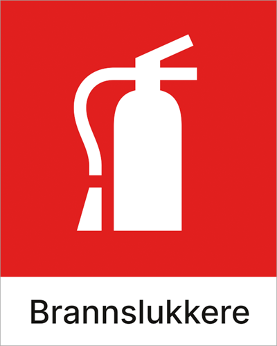Jo Safety Brannslukkere HiTac vinyl 180 x 225 mm KI1807V180X225