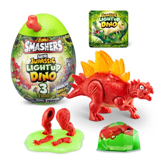Smashers Mini Jurassic Overraskelsesegg med Lys- og Lydeffekter