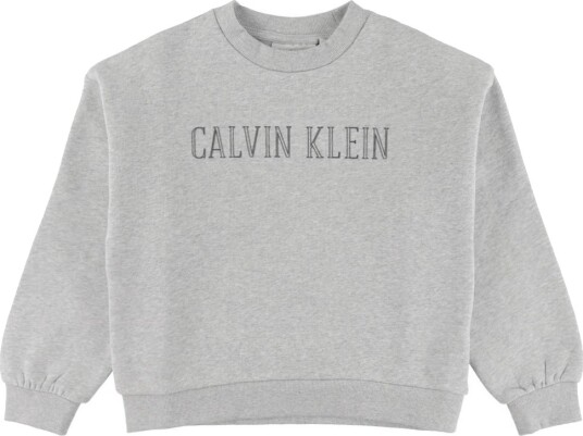 Calvin Klein Collegegenser Disposisjon Grå Melert m. Trykk Calvin Klein 10 år (140) Collegegenser
