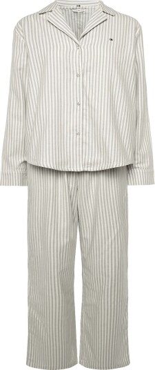 Tommy Hilfiger Ls Shirt Flannel Pants Pj Set FLANNEL STRIPE GREY S Tommy Hilfiger Ls Shirt Flannel Pants Pj Set FLANNEL STRIPE GREY S