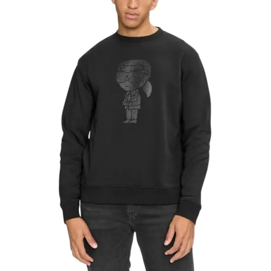 Karl Lagerfeld Herre Gensere & Hettegensere Svart L,
