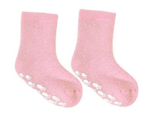 Joha Antiskli Sokker Til Barn I Ull, Rosa Joha Antiskli Sokker Til Barn I Ull, Rosa