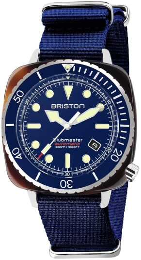 Briston Herreklokke 21644.SA.T.15.NNB Diver Blå/Tekstil Briston Herreklokke 21644.SA.T.15.NNB Diver Blå/Tekstil