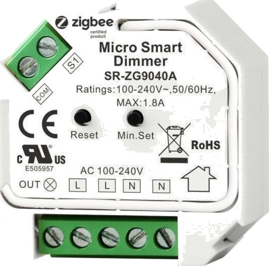 Sunricher Innfelt Zigbee-dimmermottaker Sunricher Innfelt Zigbee-dimmermottaker