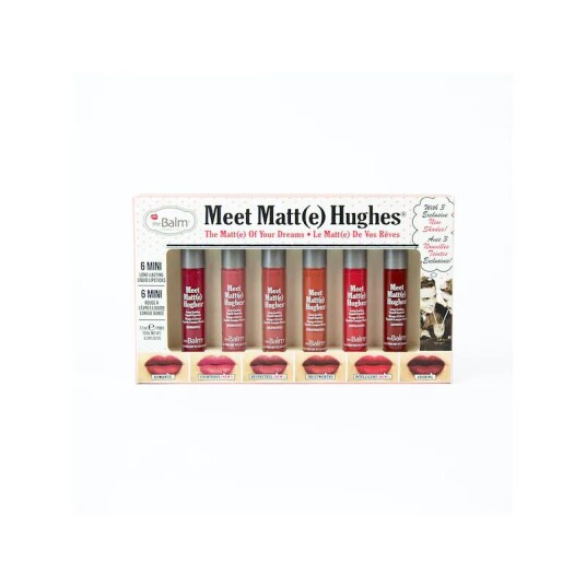 The Balm Meet Matte Hughes Mini Kit #12 6 stk Gaveeske