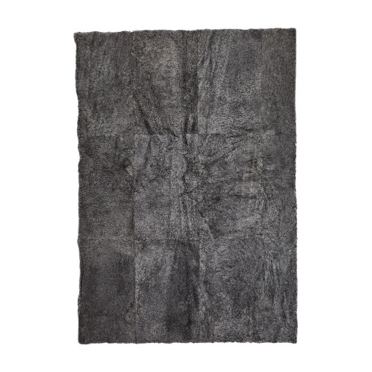 Natures Collection Designergulvteppe Korthåret New Zealand Grå 250x350 cm
