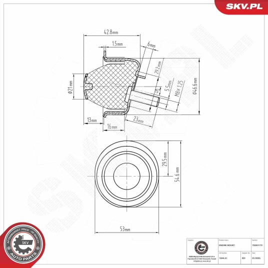 Motorfeste ESEN SKV 75SKV173