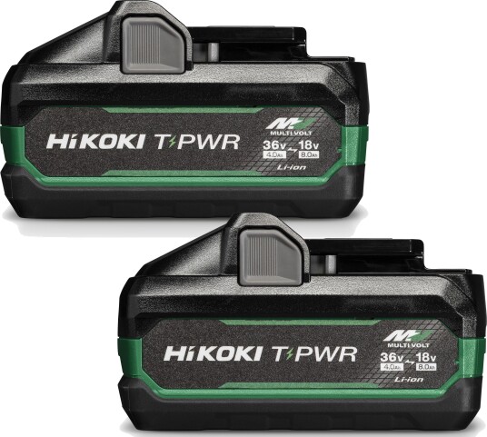 HiKOKI Batteripakke 2Xbsl3640Mvt 4,0 ah, 8,0 ah