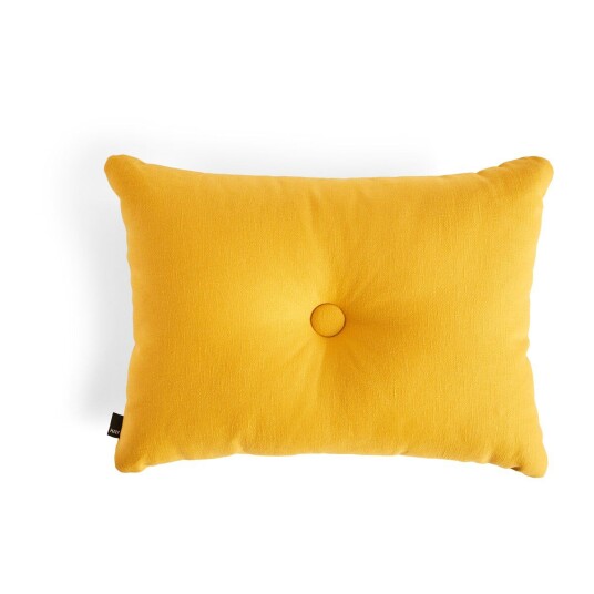 HAY Dot Cushion Planar 1 Dot pute 45 x 60 cm Warm yellow