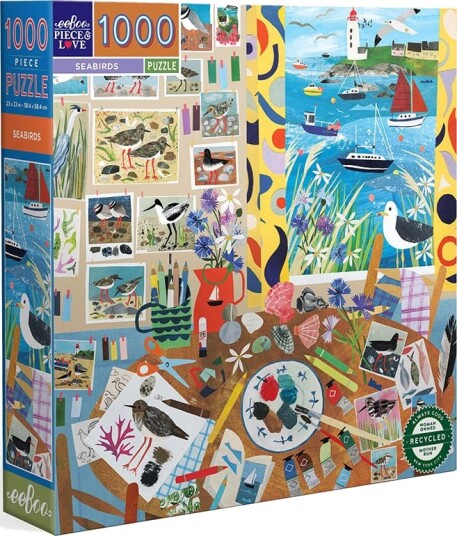 eeBoo Puzzle 1000 pcs Seabirds EPZTSAB eeBoo Puzzle 1000 pcs Seabirds EPZTSAB