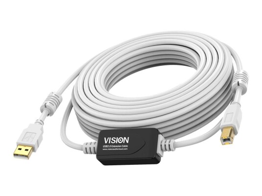 VISION Techconnect - USB-kabel - USB til USB-type B - 15 m VISION Techconnect - USB-kabel - USB til USB-type B - 15 m
