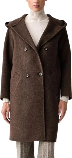 Silvian Heach Dame Frakker Brun XS,