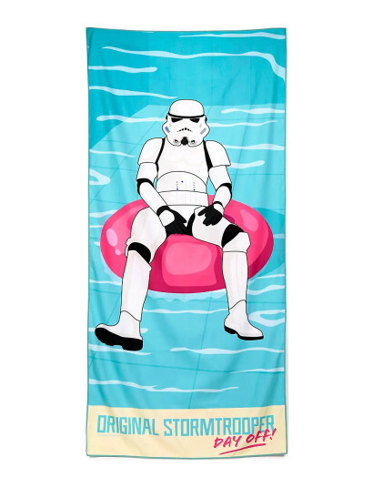 Puckator The Original Stormtrooper Surf Day Off Microfibre Beach Towel - Multi/patterned - ONE SIZE