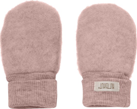 HUTTEliHUT Ullfleece votter 2 lags Mahogany Rose