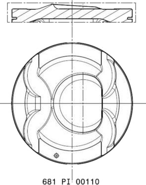 Stempel MAHLE 681 PI 00110 000