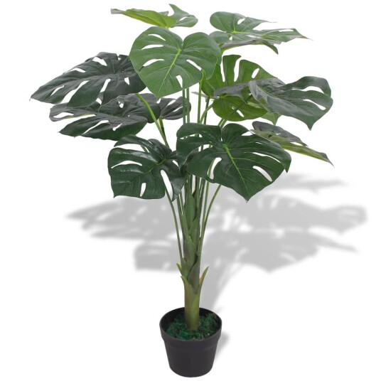 vidaXL Kunstig vindusblad med potte 70 cm grønn vidaXL Kunstig vindusblad med potte 70 cm grønn