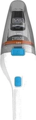 Black+Decker NVC115JL Håndholdt Støvsuger uten Pose og Kabel i Hvit