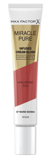Max Factor Miracle Pure Infused Cream Blush 07 Warm Sienna 15ml Max Factor Miracle Pure Infused Cream Blush 07 Warm Sienna 15ml