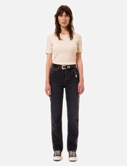 Nudie Jeans Lofty Lo Vintage Black Black 24 x 30