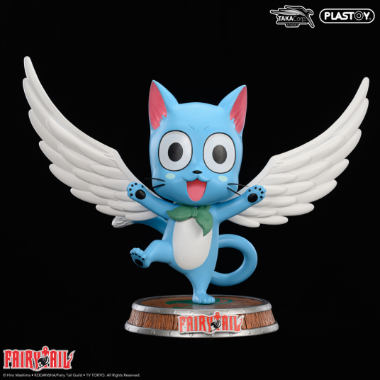 Plastoy Fairy Tail Statue Happy Figur Plastoy Fairy Tail Statue Happy Figur