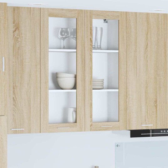  Hengende skap Riga Sonoma eik 80 x 31 x 100 cm Konstruert tre
