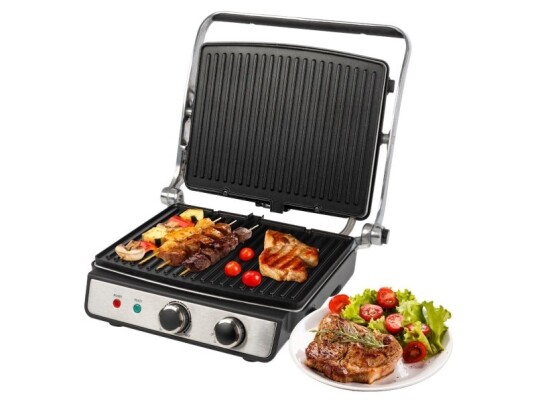 Proficook Pc-Kg 1264 Svart Rostfritt Stål 230 X 290 Mm 180° 2000 W 220 240 V Proficook Pc-Kg 1264 Svart Rostfritt Stål 230 X 290 Mm 180° 2000 W 220 240 V