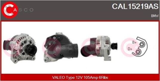 Dynamo CASCO CAL15219AS