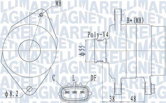 Dynamo MAGNETI MARELLI 063732124010
