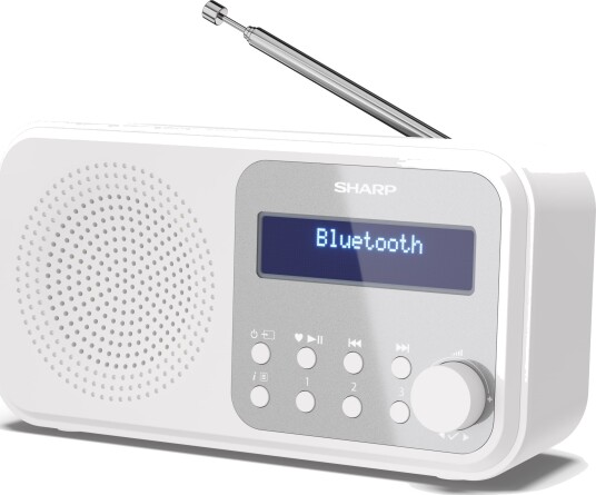 Sharp Tokyo DR-P420 Bærbar DAB+ Radio med Bluetooth Hvit