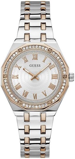 Guess Dameklokke GW0770L5 Desire Sølvfarget/Rose gulltonet stål Guess Dameklokke GW0770L5 Desire Sølvfarget/Rose gulltonet stål