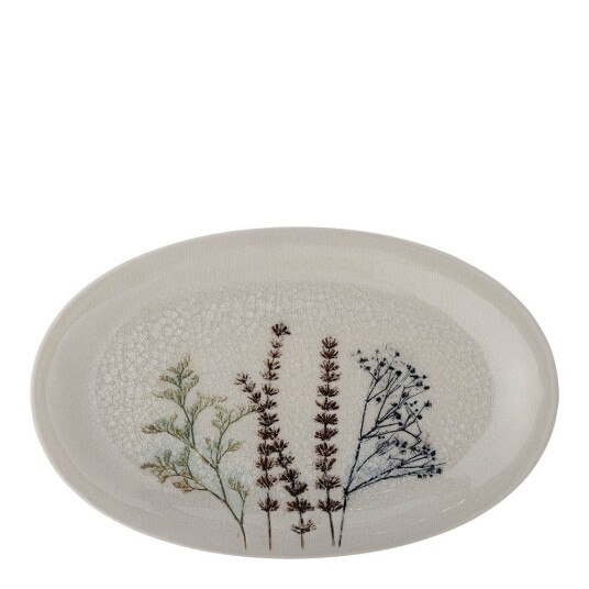 Bloomingville   Bea serveringsfat 28,5x18 cm natur