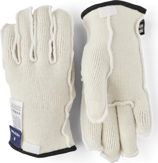 Hestra Wakayama Wool Liner 5-Finger Offwhite 6