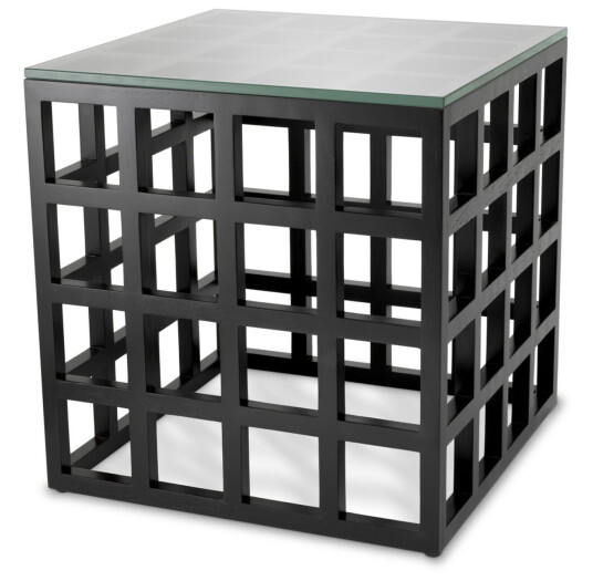 Eichholtz Cubico sidobord svart Eichholtz Cubico sidobord svart